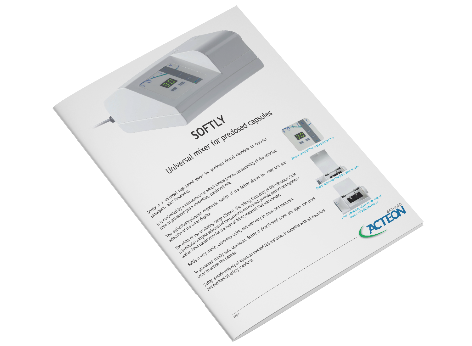 Acteon Softly Amalgamator Brochure Dental equipment NZ